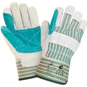 Перчатки спилковые комбинированные с усилением