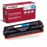 Картридж лазерный SONNEN (SH-W2071A) для HP CLJ 150/178 ВЫСШЕЕ КАЧЕСТВО, голубой, 700 страниц, 363967