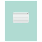 Тетрадь А5, 48 л., HATBER-ECO скоба, офсет №2 ЭКОНОМ, клетка, обложка мелованная бумага, "Зеленая", 075743, 48Т5D1_27731