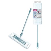 Швабра КОМПЛЕКТ черенок 85-145 см + флаундер + насадка МОП (608413) ТИП К, YORK "Magnetic", 8169, 81690