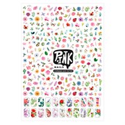 Наклейки-слайдеры для ногтей фольгированные АССОРТИ, 21х14,8 см, PY