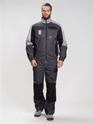 Костюм Вектрон-1 (тк.Смесовая,240) брюки, т.серый/св.серый/черный