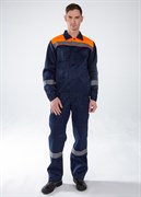 Костюм Лигор-2 СОП (тк.Смесовая,210) п/к, т.синий/оранжевый
