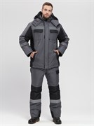 Костюм зимний Вектрон-2 СОП (тк.Таслан,135) п/к, т.серый/черный