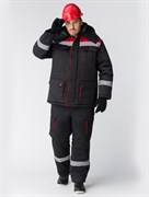 Костюм зимний Нейч-2 СОП (тк.Смесовая,210) п/к, черный/красный