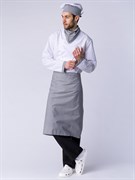 Костюм повара Шефирон (тк.Смесовая,120), белый/черный/принт-клетка