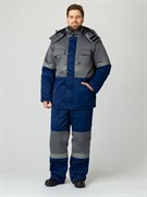 Костюм зимний Нордхард-2 СОП (тк.Смесовая,250) п/к, т.синий/серый