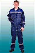 Костюм Легион-1 СОП (тк.Смесовая,210) брюки, т.синий/васильковый(Лгн 312/1)