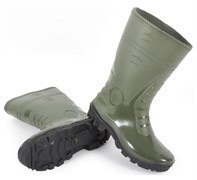 Сапоги мужские ПВХ двухкомпонентные, оливковый (арт. м.135)