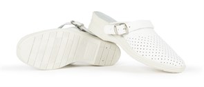 Сабо женские нат.кожа ПВХ Step (арт. 4-12-7), белый