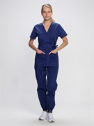 Костюм женский MedLine® Марго (тк.Смесовая,145), т.синий
