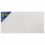 Холст на картоне, 20х40 см, грунтованный, хлопок, мелкое зерно, BRAUBERG ART CLASSIC, 191671