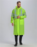 Плащ влагозащитный сигнальный ProfLineSpecialist СОП (ПВХ,210), желтый