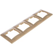 Горизонтальная четырехместная рамка Generica КВАРТА