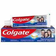 Зубная паста 100 мл COLGATE "Свежая мята", защита от кариеса, с фторидом и кальцием, 7891024149102