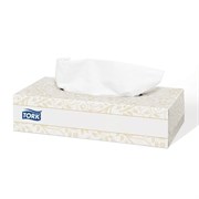 Салфетки косметические 100 штук в картонном боксе, 2-слойные, Tellus/TORK Premium (Система F1), 120380