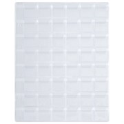 Листы-вкладыши для альбома "OPTIMA" на 48 монет d до 25 мм, КОМПЛЕКТ 10 шт., 200х250 мм, ПВХ, STAFF, 238086