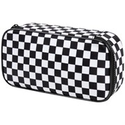 Пенал-органайзер BRAUBERG, 1 отделение, полиэстер, 22x11,5x6 см, "Black and White", 271572