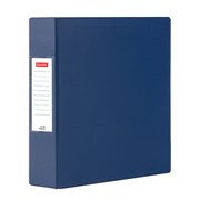 Папка на 2 кольцах, ПРОЧНАЯ, картон/ПВХ, BRAUBERG "Office", СИНЯЯ, 75 мм, до 500 листов, 271845