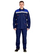 Костюм Бренд (тк.Саржа,240) брюки, синий/васильковый