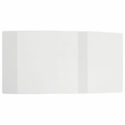 Обложка ПВХ для учебников младших классов МАЛОГО ФОРМАТА, ПЛОТНАЯ, 100 мкм, 220x460 мм, прозрачная, ПИФАГОР, 229312