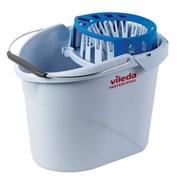 Ведро VILEDA "Супер-моп", с системой отжима для веревочных и ленточных МОПов, овальное, объем 10 л, 162137