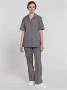 Костюм женский Магнэль (тк.Смесовая,120), т.серый/оранжевый