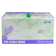 Перчатки нитриловые смотровые SFM Stable-Work/SUPERSOFT N 135, Германия, 50 пар (100 штук), размер 6-7, S (малый)