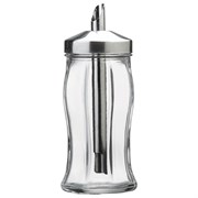 Сахарница с дозатором, объем 260 мл, PASABAHCE "Black&White", фирменная подарочная упаковка, 80078