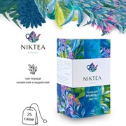 Чай NIKTEA "Английский завтрак" черный, 25 пакетиков в конвертах по 2 г, TALTHA-DP0082