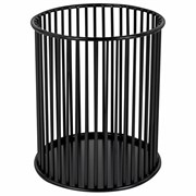 Органайзер-стаканчик для косметики и мелочей MONTE VITA (МОНТЕ ВИТА), металлический, 100х80 мм, черный, 272485