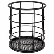 Органайзер-стаканчик для косметики и мелочей MONTE VITA (МОНТЕ ВИТА), металлический, 100х90 мм, черный, 272487