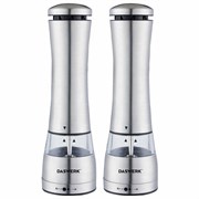 Набор мельниц для соли и специй электрические с подсветкой, 2 шт., PM-4, DASWERK (ДАСВЕРК), 456622