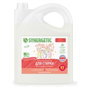 Гель для стирки концентрированный биоразлагаемый 5 л, SYNERGETIC "Магическая орхидея", 109839