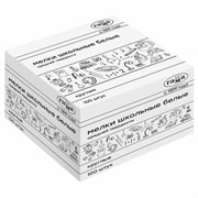 Мел белый круглый средней твердости 100 штук, ГАММА, картонная упаковка, 280120212