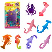 Фигурка-антистресс тянучка "Морские обитатели", ассорти 8 видов, JOLLY JOT (ДЖОЛЛИ ДЖОТ), 665942