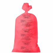 Пакеты для медицинских отходов КОМПЛЕКТ 100 шт., класс В (красные) 100 л, 60х100 см, 12 мкм, ПТП "Киль"