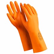 Перчатки латексные MANIPULA Specialist Цетра, КЩС-1, размер 8-8,5, M (средний), оранжевые, L-F-04/CG-947