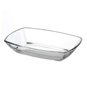 Блюдо, 120х180 мм, КОМПЛЕКТ 2 штуки, стекло, PASABAHCE "ТОКИО", фирменная подарочная упаковка, 54942