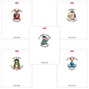 Тетрадь обложка пластик, А5, 48 л., скоба, клетка, тиснение, HATBER "Кто круче?" (микс в спайке), 089215, 48Т5В1пл