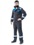 Костюм Бостон (тк.Саржа,320) брюки, т.синий/васильковый