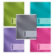 Тетрадь 18 л. BRAUBERG линия, обложка картон, ONE COLOUR, 107301