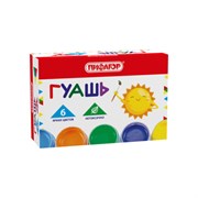 Гуашь ПИФАГОР "СОЛНЫШКО", 6 цветов по 25 мл, 192645