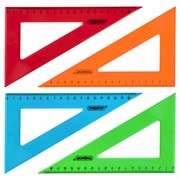 Треугольник пластиковый 30х18 см, ПИФАГОР, ассорти, 210794