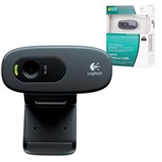 Веб-камера LOGITECH C270, 1/3 Мп, микрофон, USB 2.0, регулируемый крепеж, черная