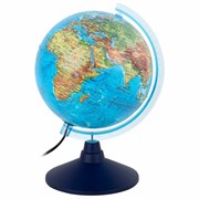 Глобус интерактивный + очки VR, физический / политический, GLOBEN, 21 см, с подсветкой, INT12100298