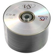 Диск CD-R VS 700 Mb 52x Bulk (термоусадка без шпиля), КОМПЛЕКТ 50 шт., VSCDRB5001