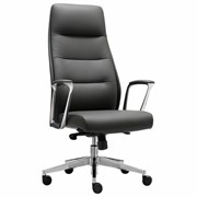 Кресло BRABIX PREMIUM "Adept EX-752", синхромеханизм, алюминий, экокожа, черное, 532930