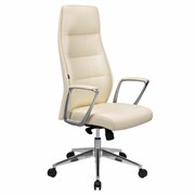 Кресло BRABIX PREMIUM "Adept EX-752", синхромеханизм, алюминий, экокожа, бежевое, 532931