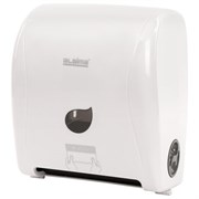 Диспенсер для полотенец в рулонах LAIMA PROFESSIONAL ECO (Система H1), механический, белый, ABS-пластик, 606550